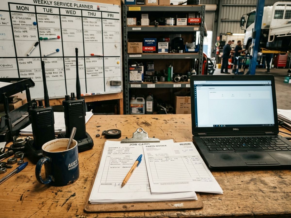 Workshop job costs posting to the general ledger